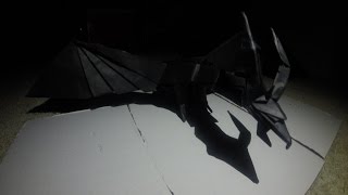 Origami Darkness Dragon Timelapse