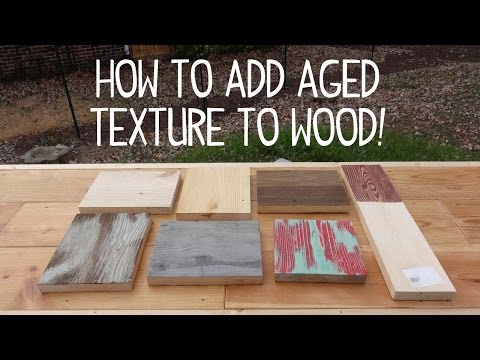 How to Make Wood Look Old & Weathered (Texture Trick!) How to Make Wood Look Old & Weathered (Texture Trick!)