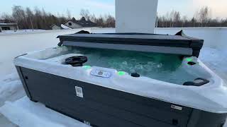 Installed a luxurious Passion Ecstatic Mighty Wave Spas on the roof of a private house #passionspas