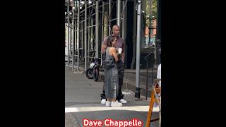 Dave Chappelle and wife out in NYC #celebrity #comedy #davechappelle