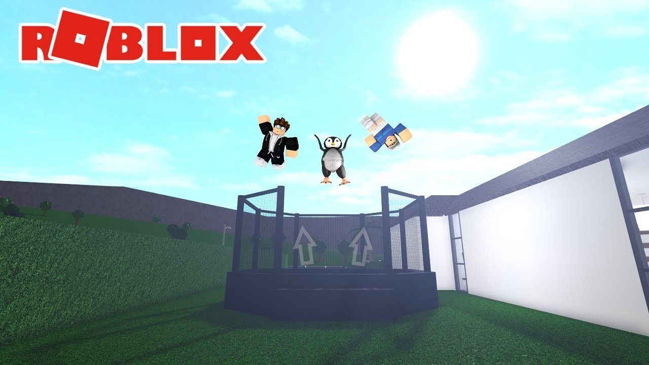 How To Make A Trampoline That BOUNCES :0 | BLOXBURG ROBLOX - YouTube