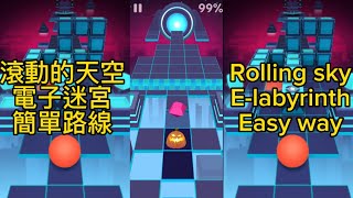 Rolling sky E-labyrinth Easy way｜滾動的天空 電子迷宮 簡單路線［OOF］