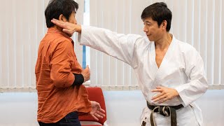 Can't defend the Knife Hand (Shuto )of Karate and "Kuzushi" of Shorinji Kempo!