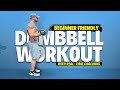 20 Minute Full Body Toning Home Dumbbell Workout