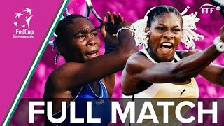 Venus and Serena Williams in First Fed Cup Final v Russia | Fed Cup Final 1999 | USA v Russia | ITF