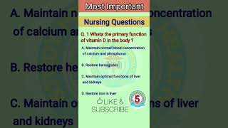 Most important nursing questions !! nursing questions !! Study Help And Health #nursing #nurse #bsc