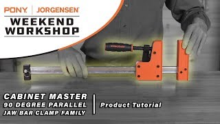 Weekend Workshop - Pony Jorgensen Cabinet Master 90 Degree Parallel Jaw Bar Clamp Tutorial