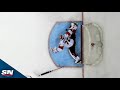 Panthers' Sergei Bobrovsky Stretches Out For INSANE Pad Save In OT