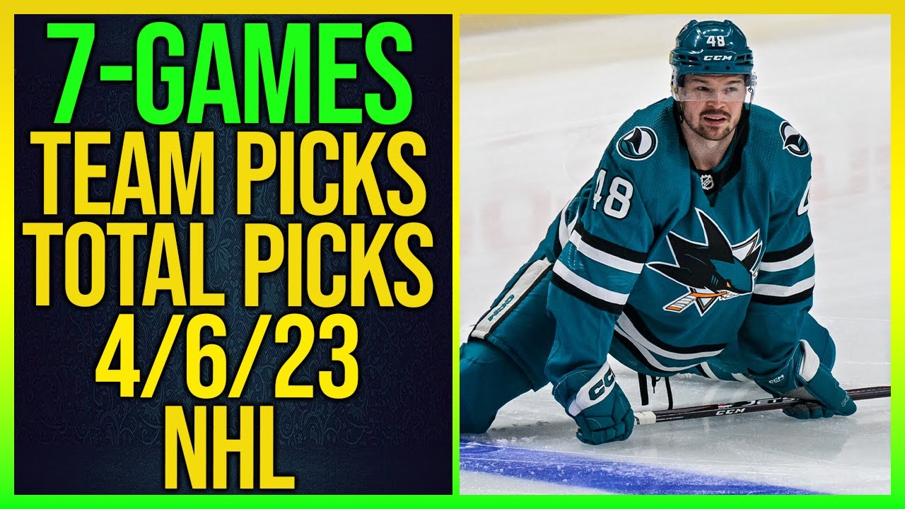 Free NHL Picks Today 4/6/23 NHL Picks And Predictions - YouTube