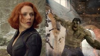 The Avengers: Age of Ultron Interviews w/ Scarlett Johansson and Mark Ruffalo
