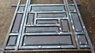 How to make ans weld iron door 13 Spenih handmade