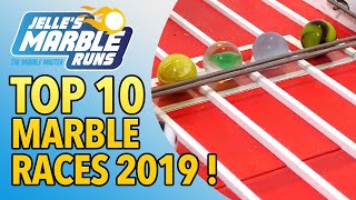 Top 10 Marble Races 2019 - Jelle's Marble Runs