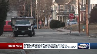 Nashua police investigating after 16 gunshots fired in residential neighborhood