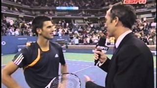 John McEnroe vs Novak Djokovic 2009 US Open
