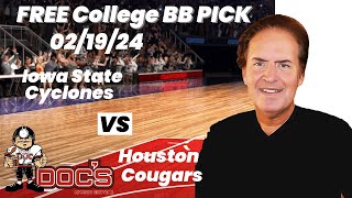 College Basketball Pick - Iowa State vs Houston Prediction, 2/19/2024 Free Best Bets & Odds