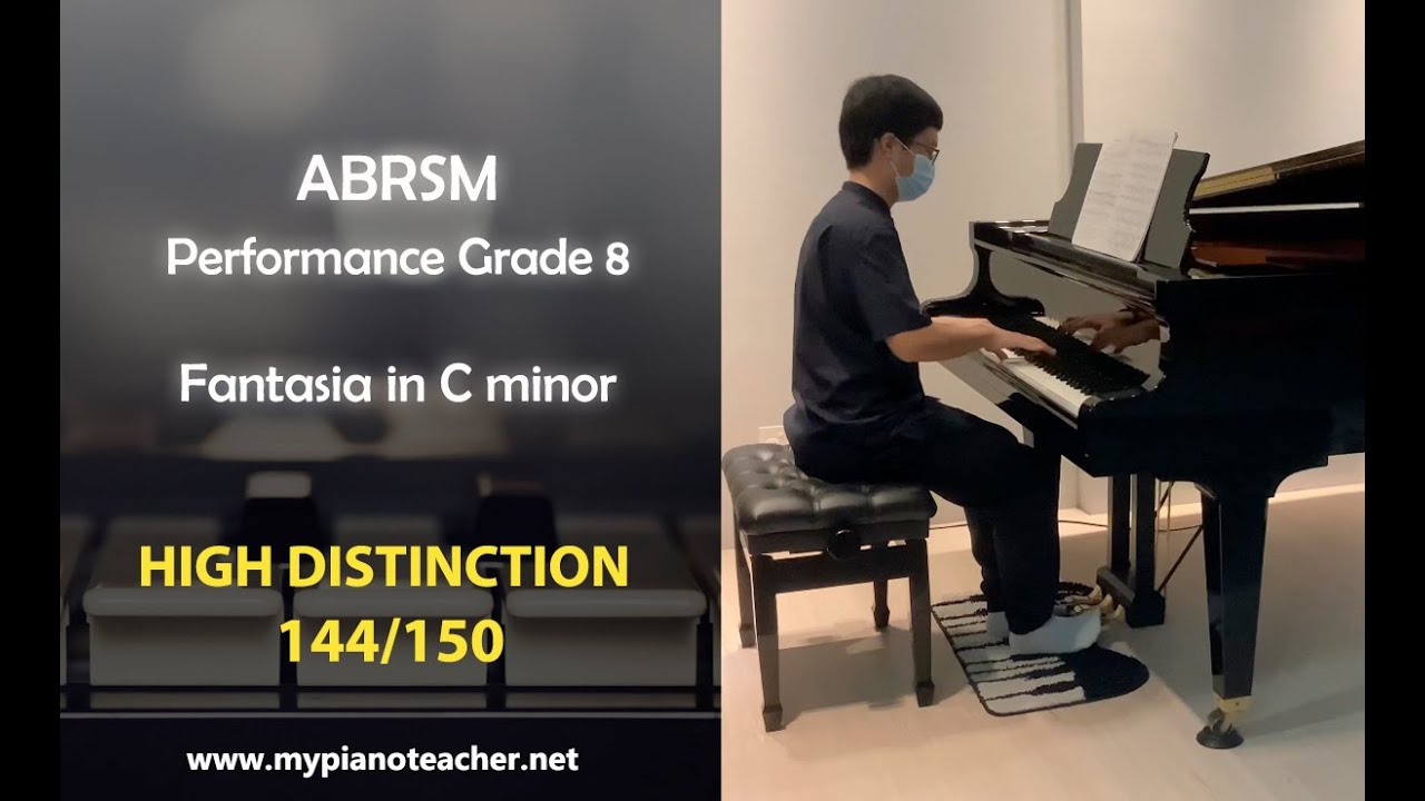 Fantasia In C Minor | J.S. Bach | ABRSM 2021-2022 A1 Grade 8 High ...