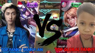 GUE VS TOP GLOBAL Fanny! BOCAH SD BAYANGKAN-_-V - Mobile Legend Indonesia