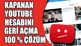 KAPANAN YOUTUBE HESABI NASIL GERİ AÇILIR/ Başıma gelenler youtube kanal geri alma süreci