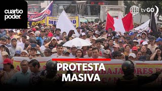 Protesta masiva por la inseguridad ciudadana | Cuarto Poder | Perú