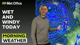 23/02/2025 - Band of rain pushes in - Morning Weather Forecast UK – Met Office Weather