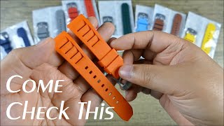 On the Wrist, from off the Cuff: Straps Co – DASSARI Vented FKM Rubber Straps