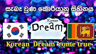 Korean Dream  | සැබෑ වූ කොරියානු සිහිනය | Korean Job |