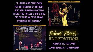 Robert Plant: If Anyone's Making A Bootleg...