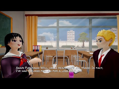 Yandere School T1E7 (#AI_Yandere, anime de IA, escuela, fragmentos de la vida)