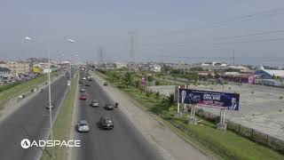 LEKKI EPE EXP. WAY BY ELEVATION CHURCH, AERIAL DRONE FOOTAGE LAGOS, NIGERIA.