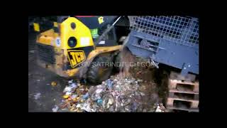 MSW shredding by 2 shaft shredder 2R 20/150 | SatrindTech Srl