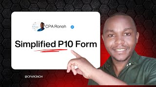 How P10 Form of PAYE Has been Simplified by KRA