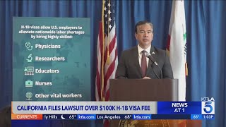 California, other states sue Trump admin. over $100,000 fee for H-1B visas