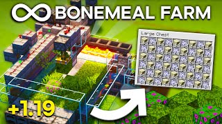 Minecraft Moss Block Bone Meal Farm - Self Sustaining 500+ PER HOUR !