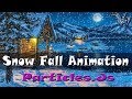 Snowfall animation effect | Pure css & Js Animation effects | Css Animation