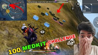 100 Medkit BOOYAH Challenge In Free fire