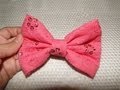 DIY How To Do A Cute And Easy Hair Bow (No Sew) DIY How To Do A Cute And Easy Hair Bow (No Sew)