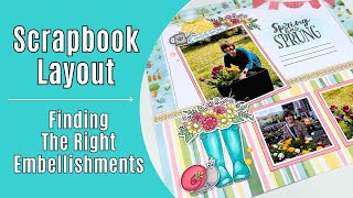 Scrapbook Layout / Embellishment Coloring Tips