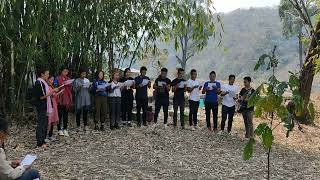 Thenyizu Baptist Church Youth Officebears present a Chakhesang gospel music