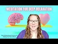 Deep Relaxation - Autogenic Training (exercise begins at 1:45)