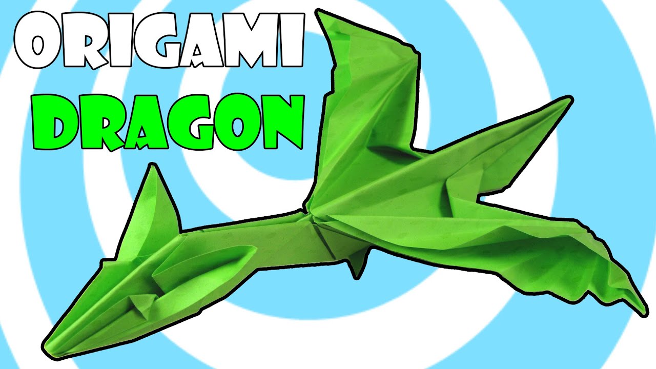 Easy Origami Dragon A4 Instructions (Origamite) - YouTube