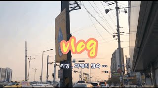 [일상 vlog] 한달만에 자취방으로 컴백 / 과제지옥 / 밀린 택배들 언박싱 / 사이버강의 듣는 일상 / 사전투표하기 / 오랜만에 파닭,, with 동기 / 장보기