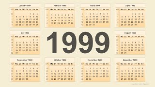 Kalender 1999