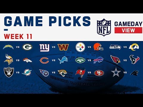 NFL WEEK 11 PREDICTIONS - YouTube