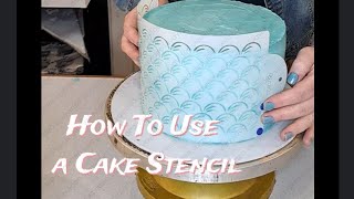 How To Do Cake Stenciling, My Tips and Tricks