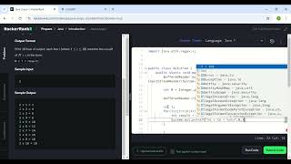 HackerRank Java Loops II Solution | Java Introduction loops solution