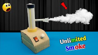 Making Mini DC Motor Smoke Machine At Home || How to Make Fog Machine at Home | Science Project