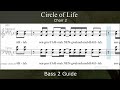 circle of life choir 2 _ bass 2 guide