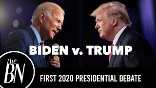 First 2020 Presidential Debate between Joe Biden and Donald Trump