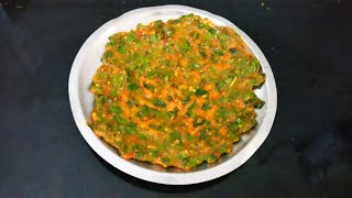 Drumstick leaves(Moringa leaves)spicy dosa/Mashinga palle sanna polo, a GSB konkani recipe