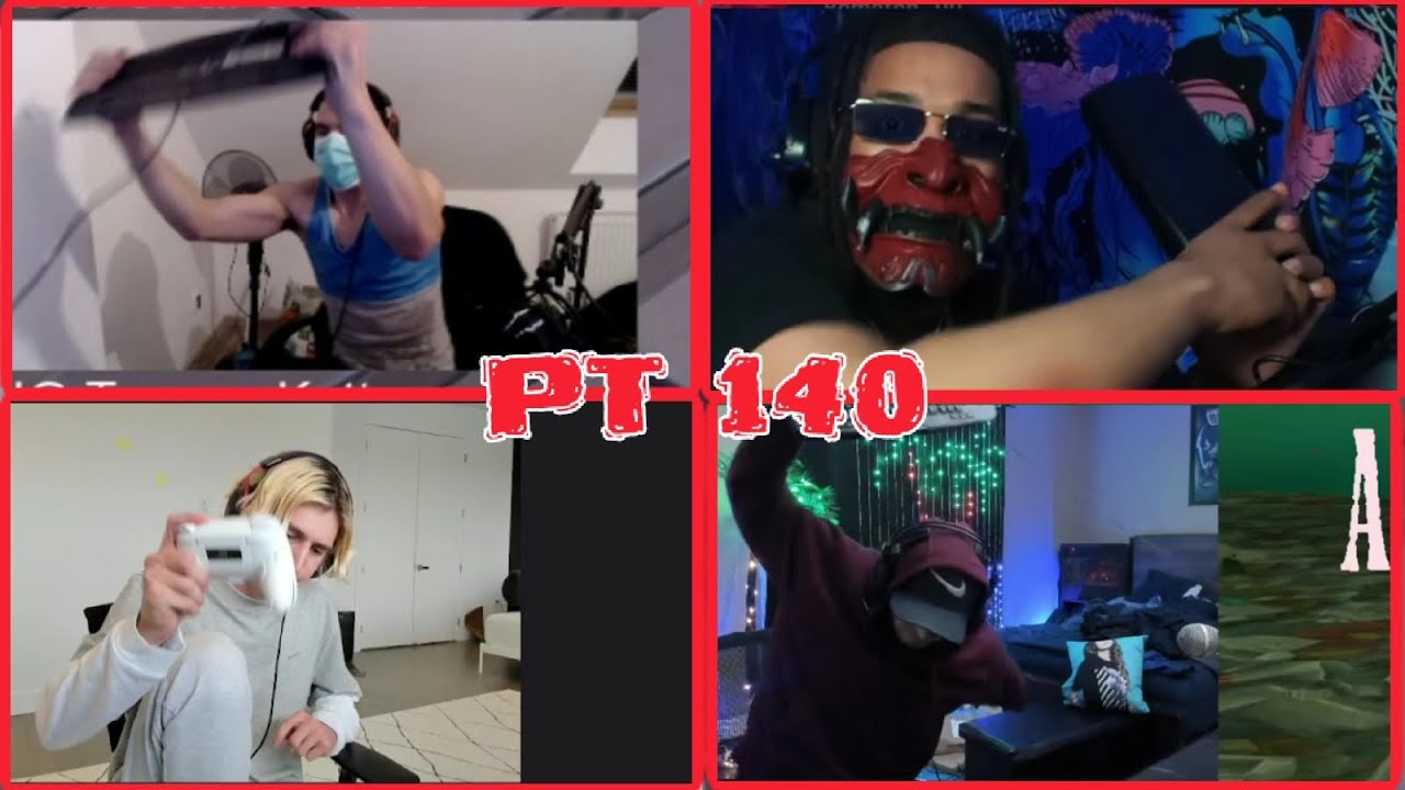 Streamers Rage Compilation Part 140 Youtube